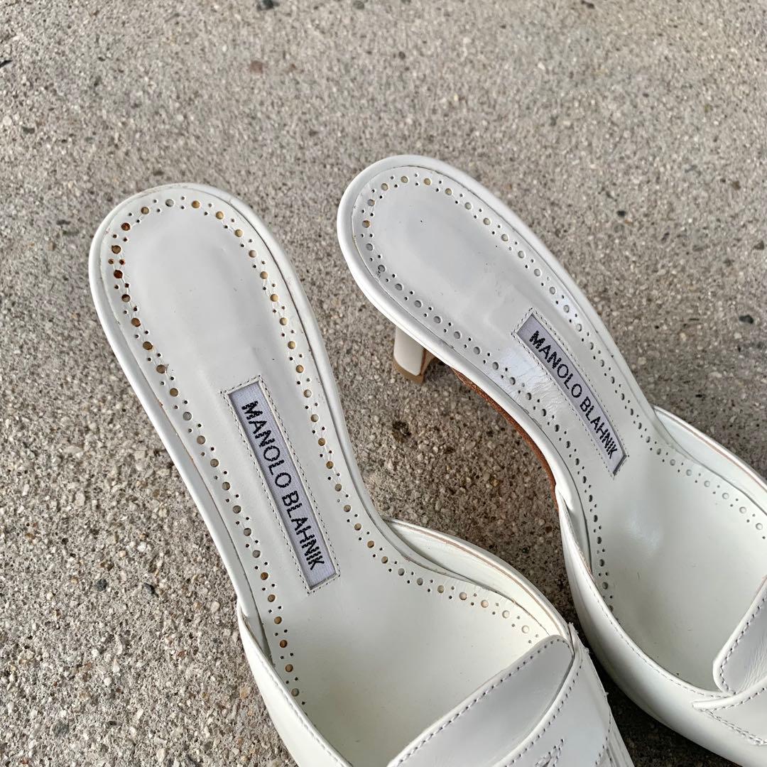 MANOLO BLAHNIK マノロブラニク CARIMU ミュール 定価14万 - メルカリ