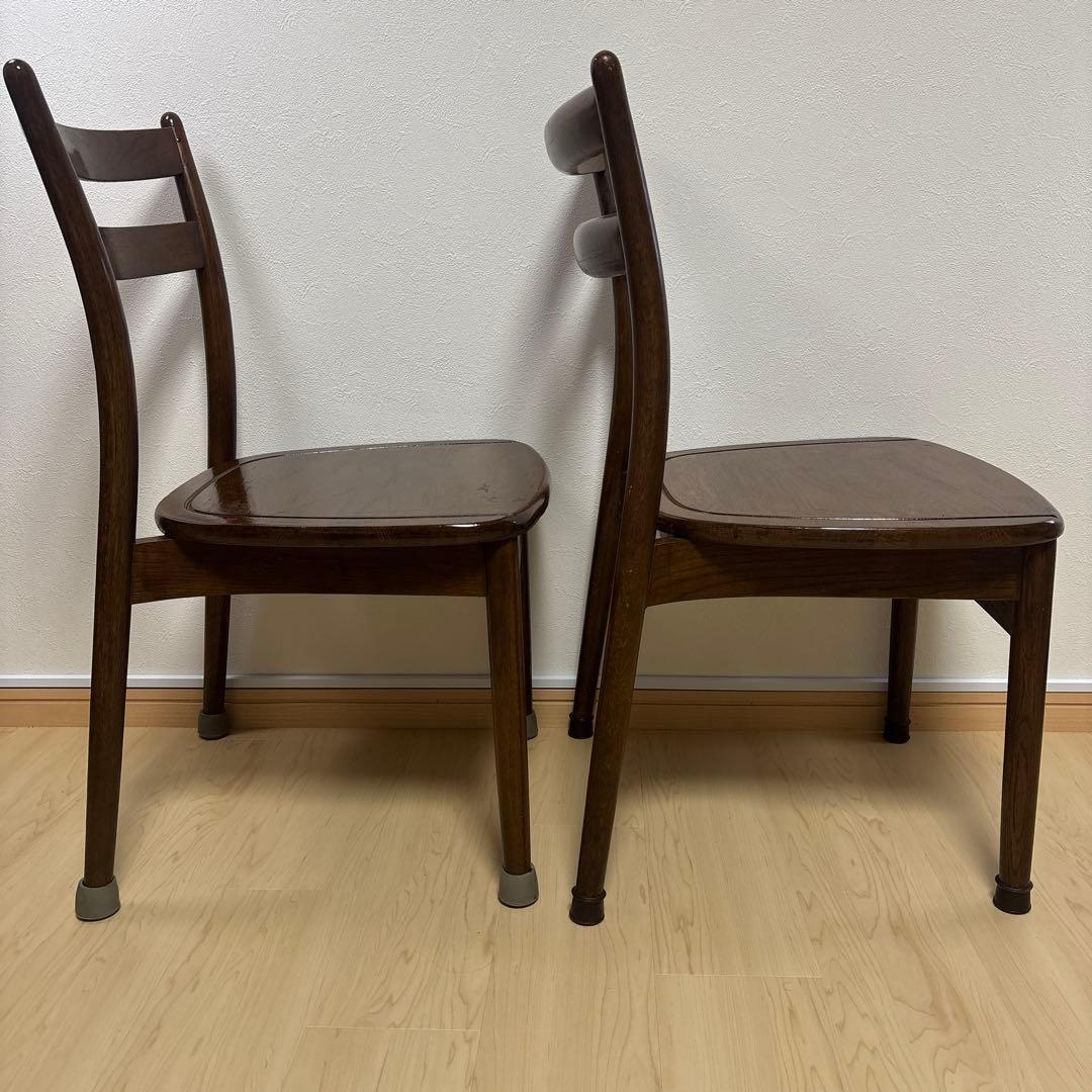 Laholm nissin 日進木工 ダイニングチェア チェア 2脚セット