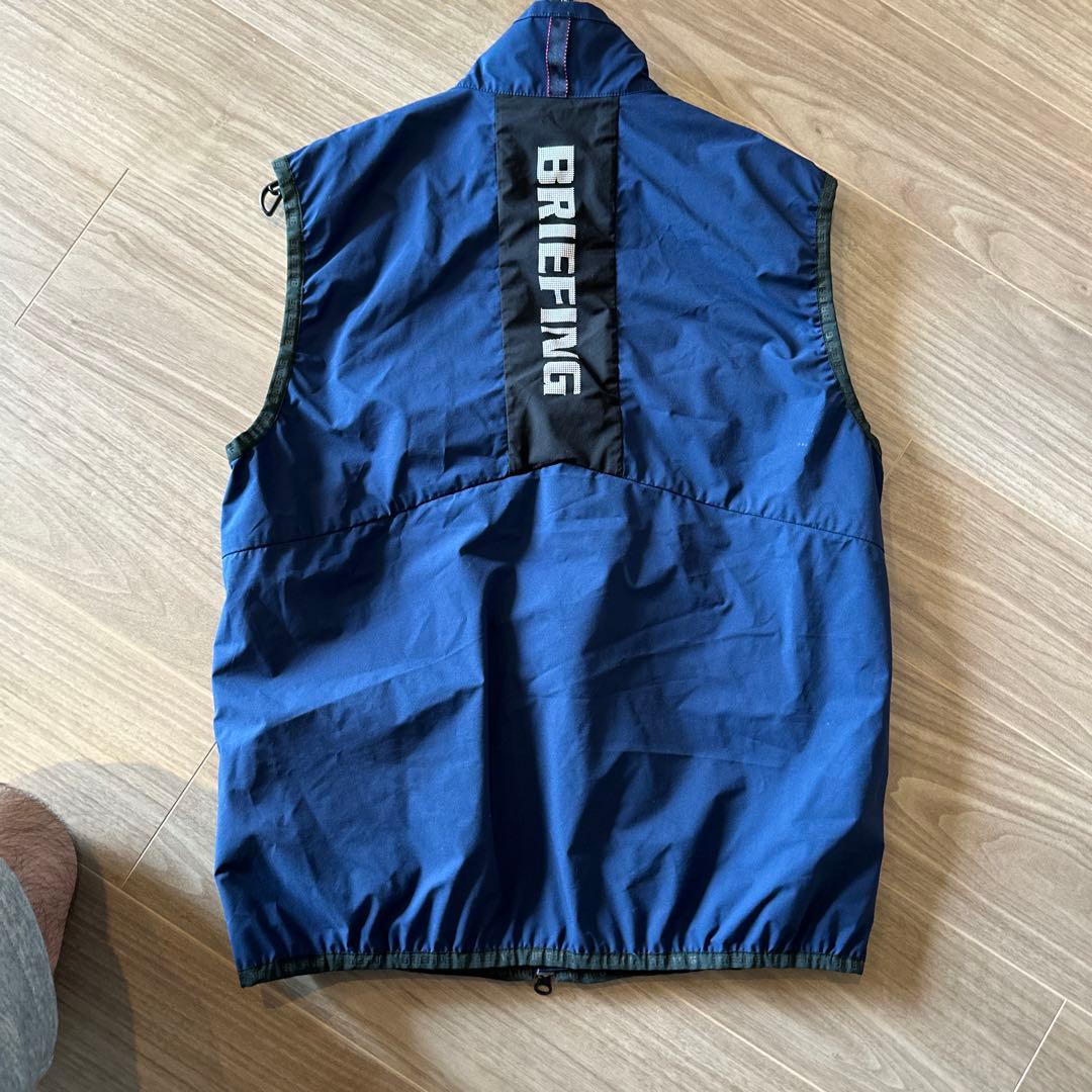 BRIEFING ネイビー ベスト BRIEFING ネイビー M ウィンドウベスト