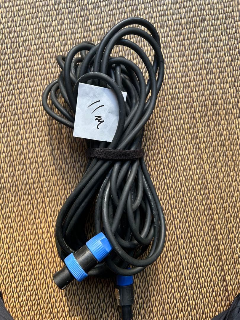 スピコンスピーカーケーブル 19、15、5、1.5m の計9本