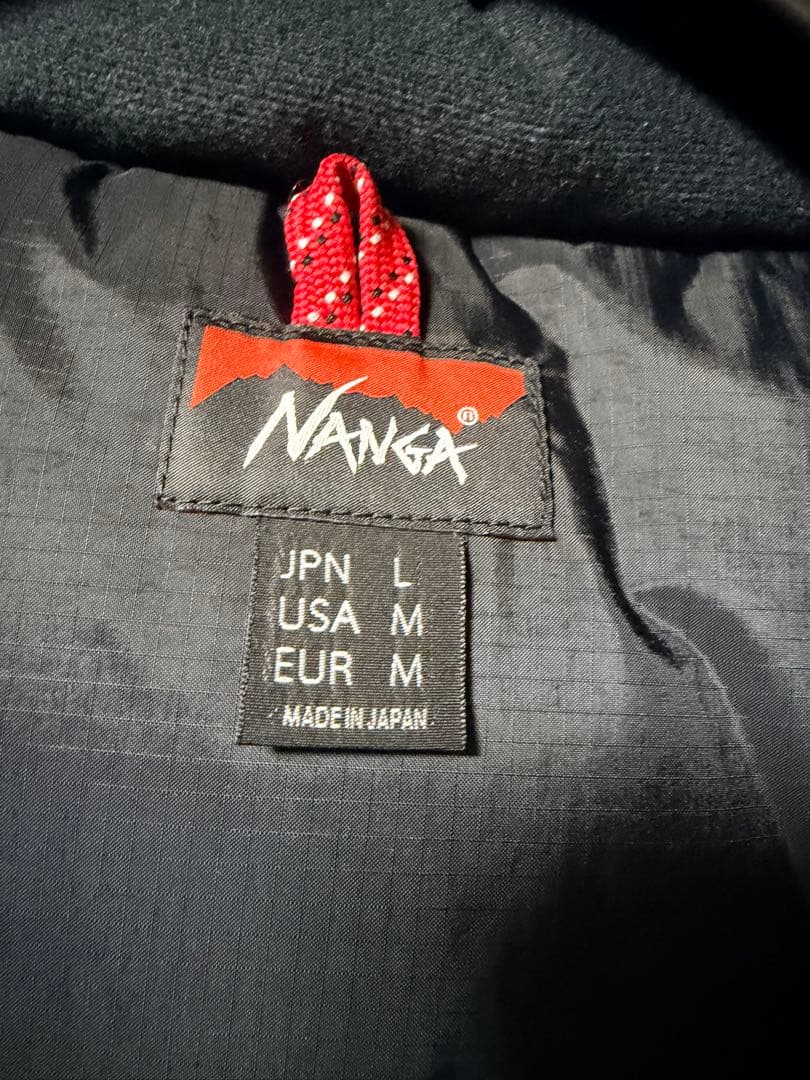 リーグ25。NANGA イブキ　ダウンジャケット