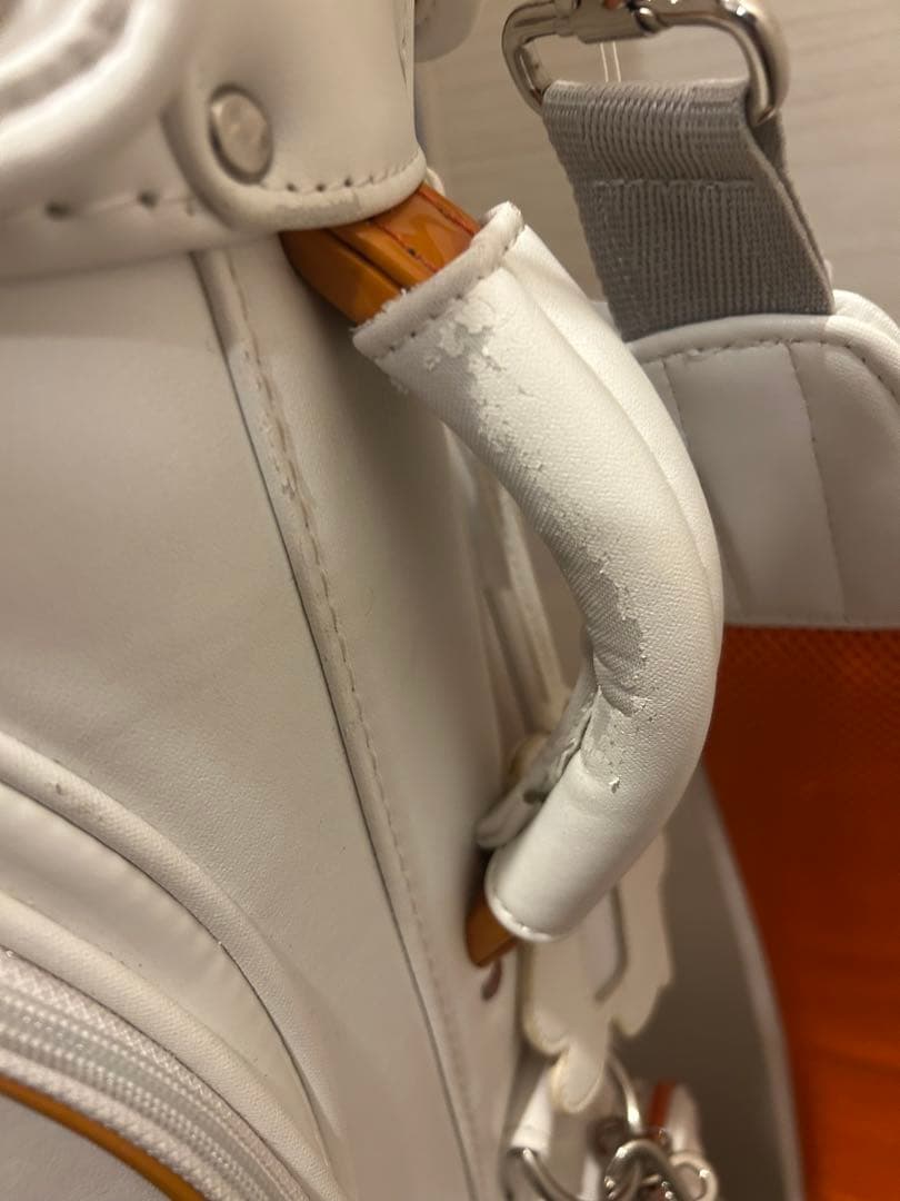 Callaway キャロウェイ　キャディバッグ ホワイト/オレンジ