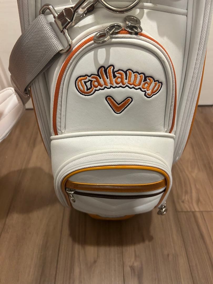 Callaway キャロウェイ　キャディバッグ ホワイト/オレンジ