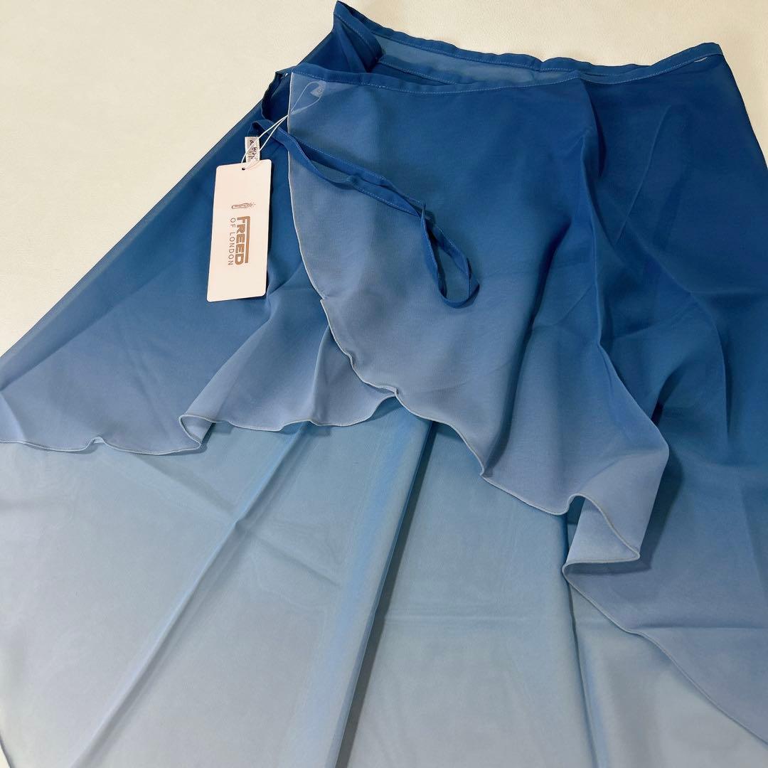 タグ付き未使用　チャコット購入　Nela定価1万　グラデーション巻きスカート