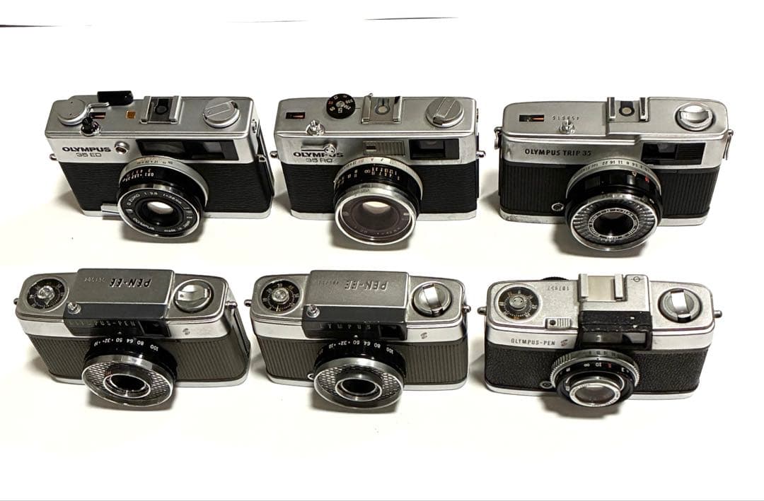 オリンパス PEN・EE、EES、35ED、35RC- 2他　カメラ6台セット