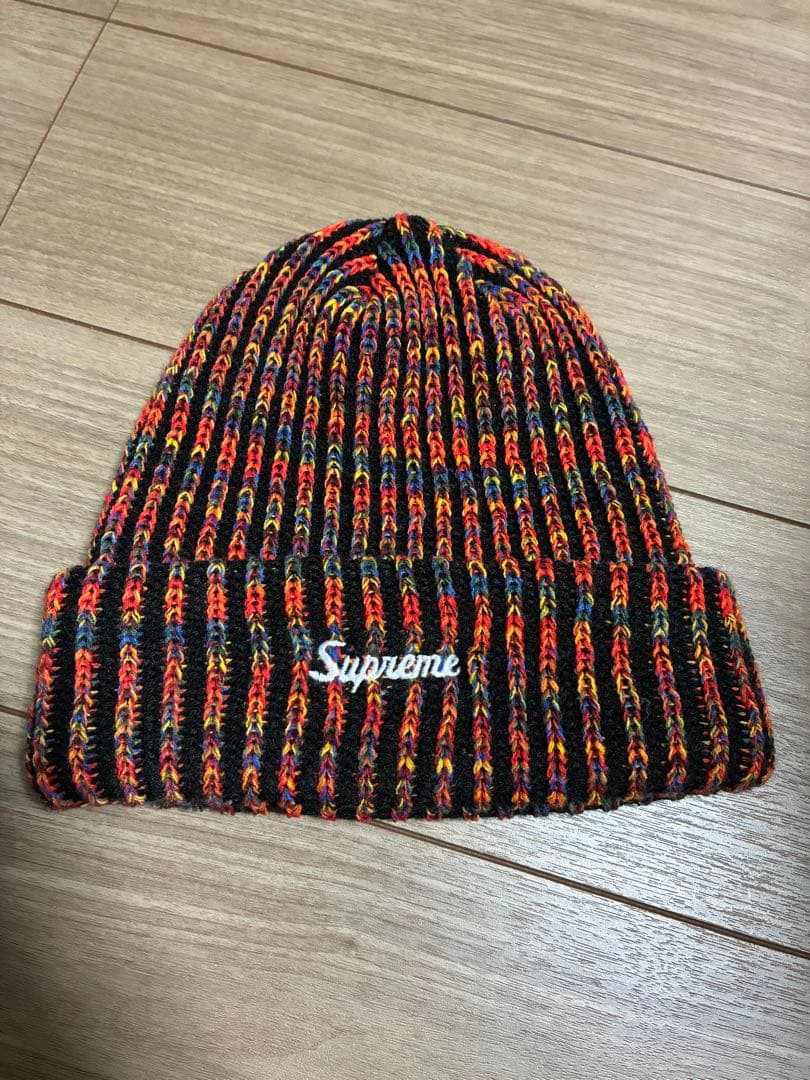 Supreme Rainbow Loose Gauge Beanie Black - メルカリ