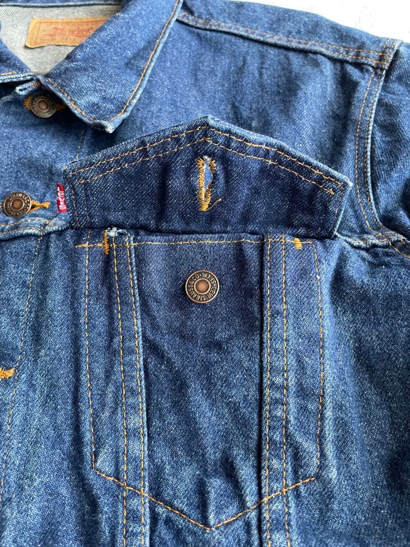 【80s】【44サイズ】【濃紺】【USA製】リーバイス　70506-0216