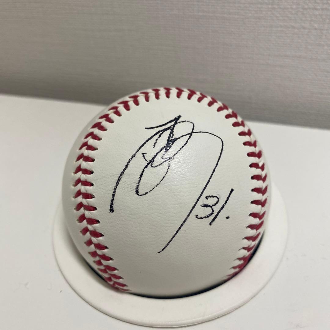 巨人 松原聖弥選手の直筆サインボール✨ - メルカリ