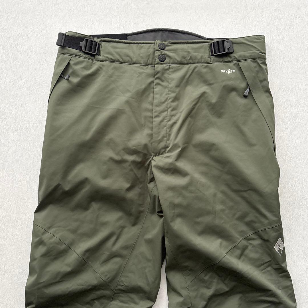 02436-7 モンベル　スキーウェア　パウダーステップ　ダークグリーン　L