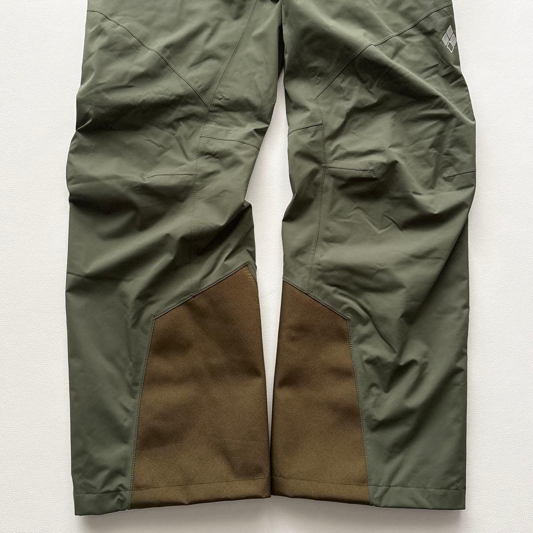 02436-7 モンベル　スキーウェア　パウダーステップ　ダークグリーン　L