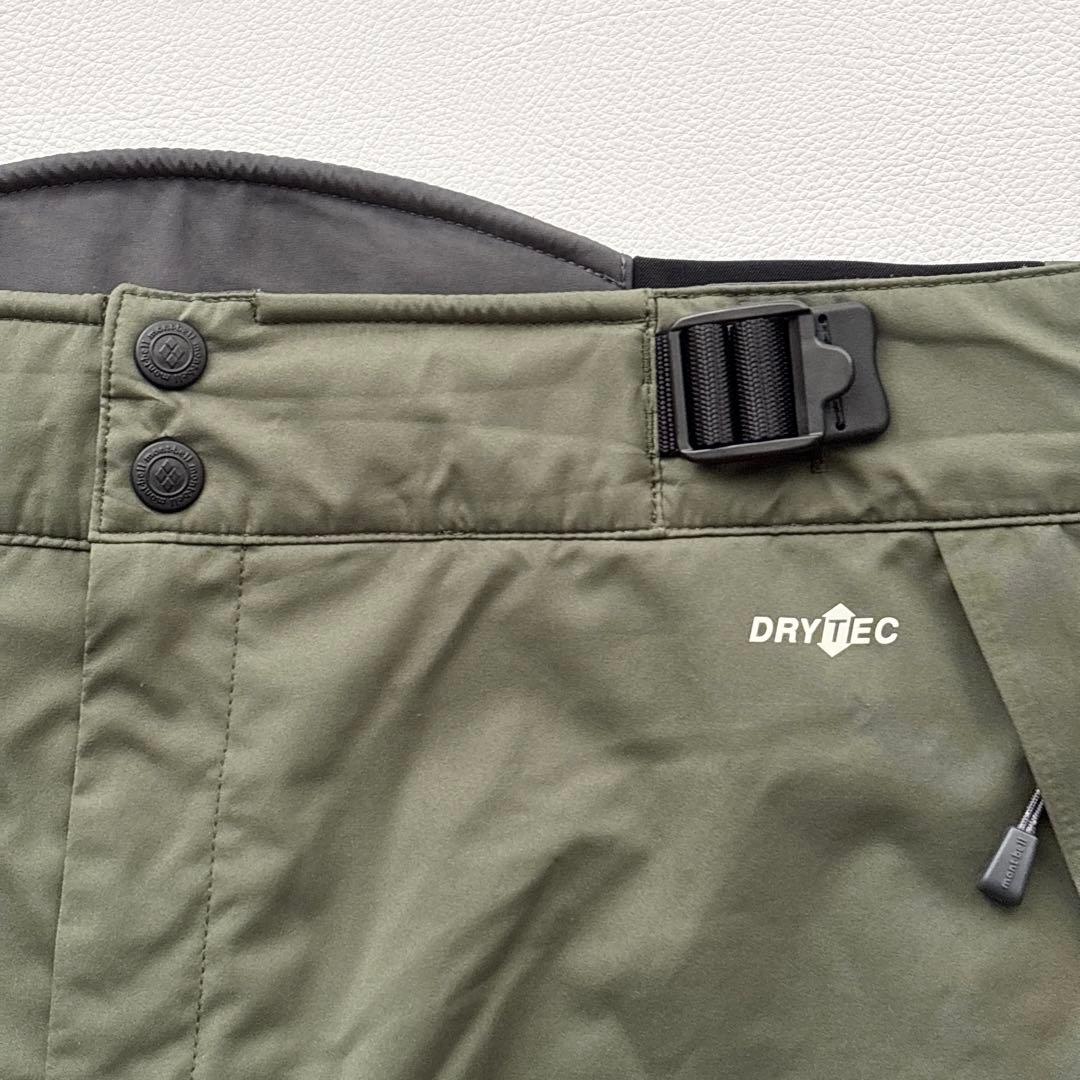 02436-7 モンベル　スキーウェア　パウダーステップ　ダークグリーン　L