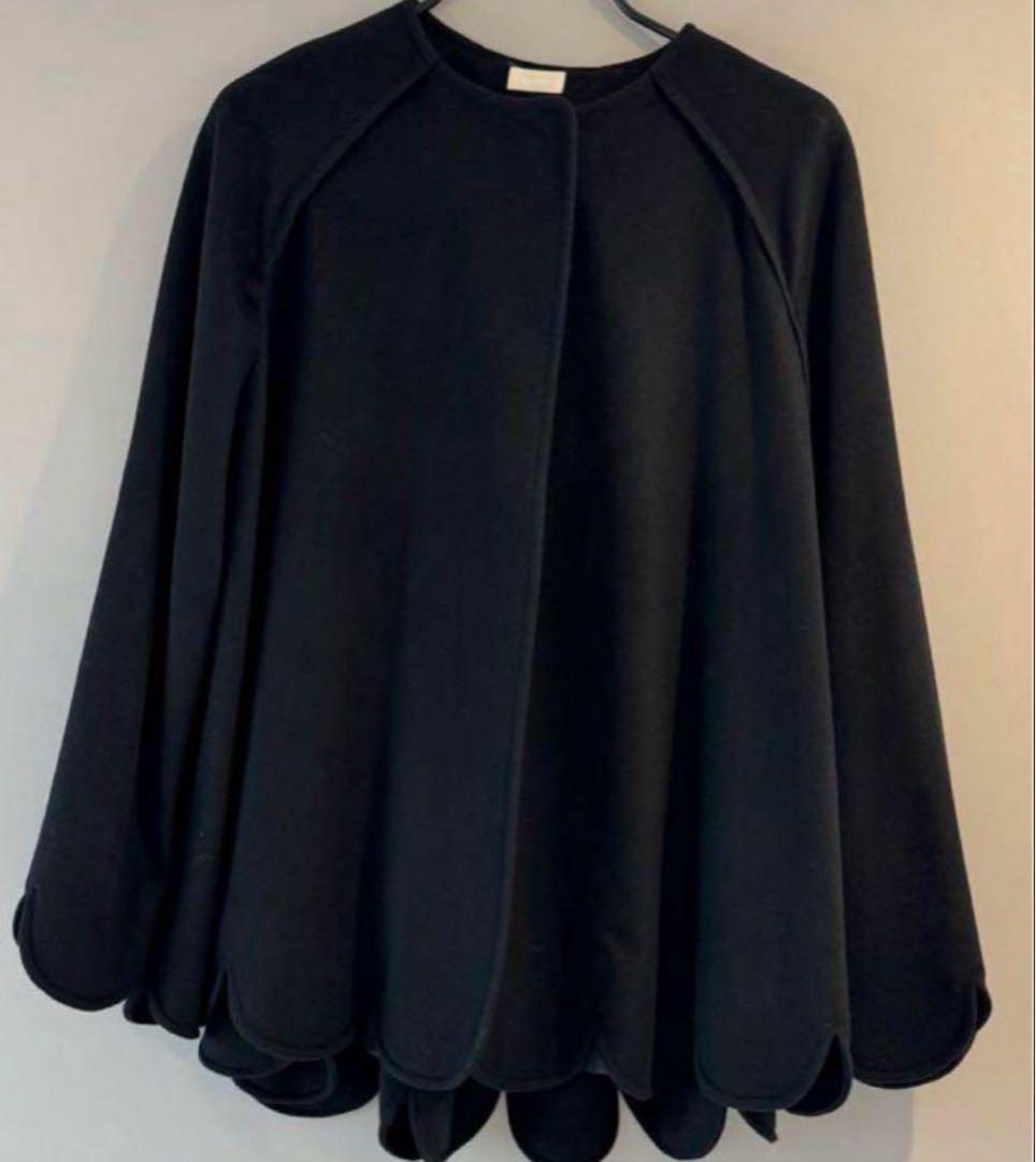 シーニュ cygne スカラップケープ ポンチョ コート