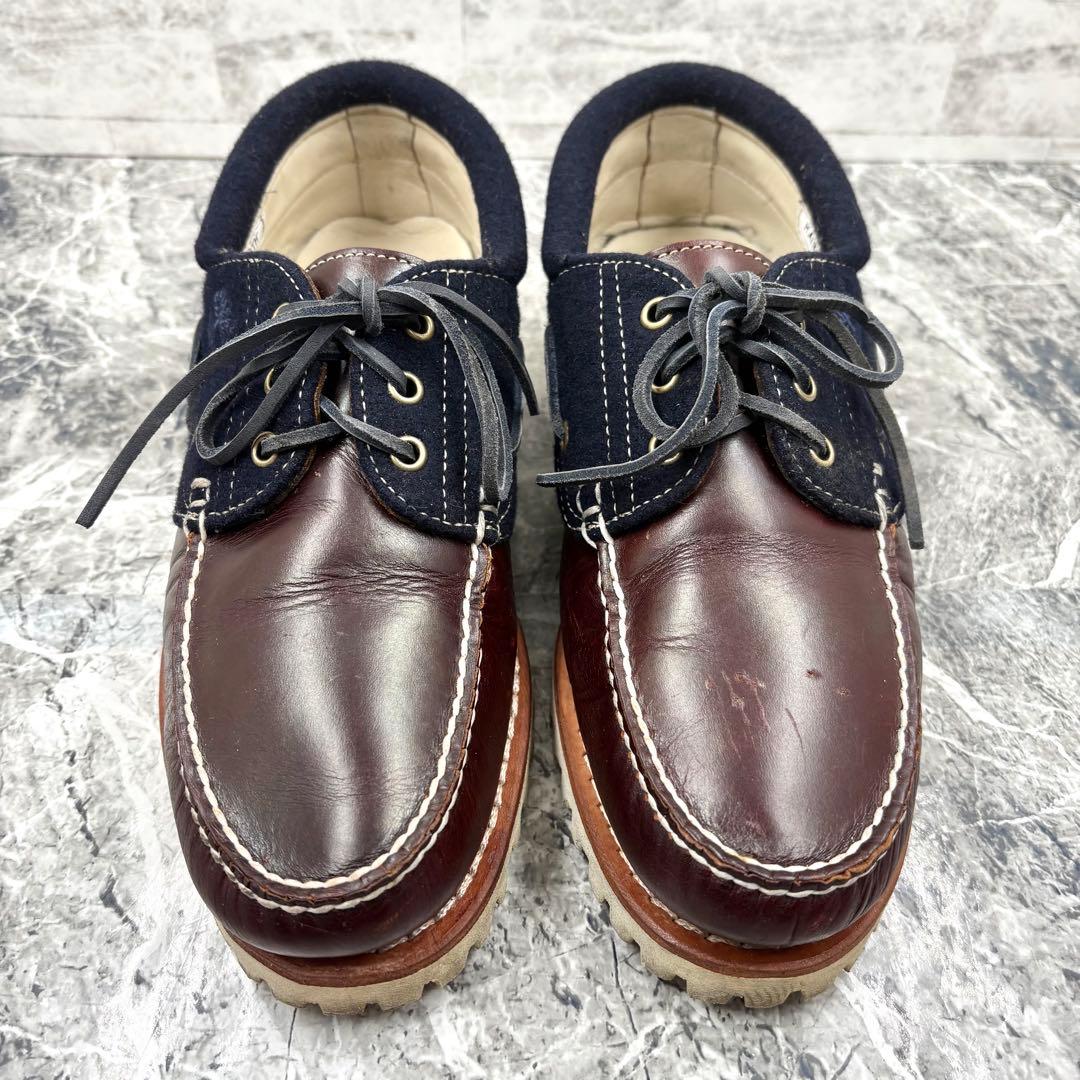 ティンバーランド スリーアイ クラシック 26.5cm ブラウン レザー ウール