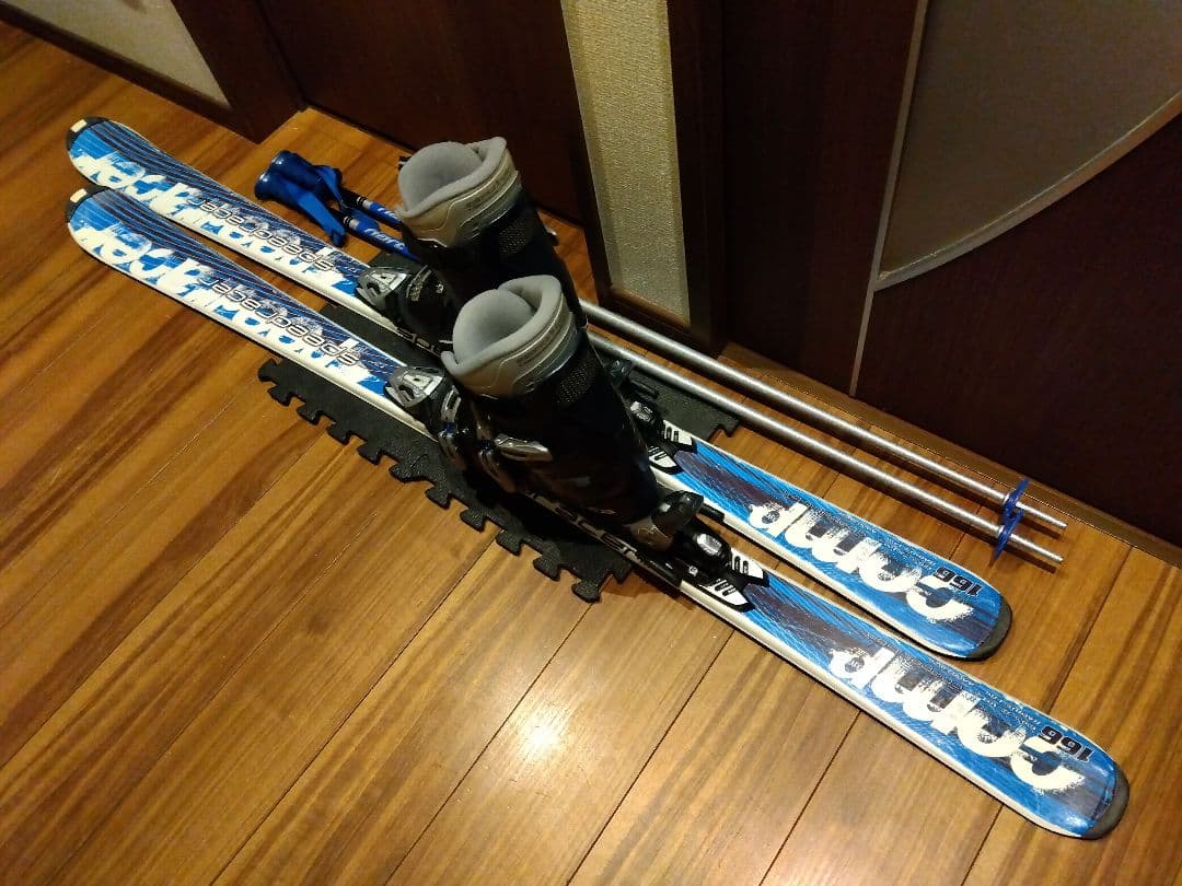 程度良好❗️COMP 学生・男女兼用/スキーセット・メンテ・WAX済み✔