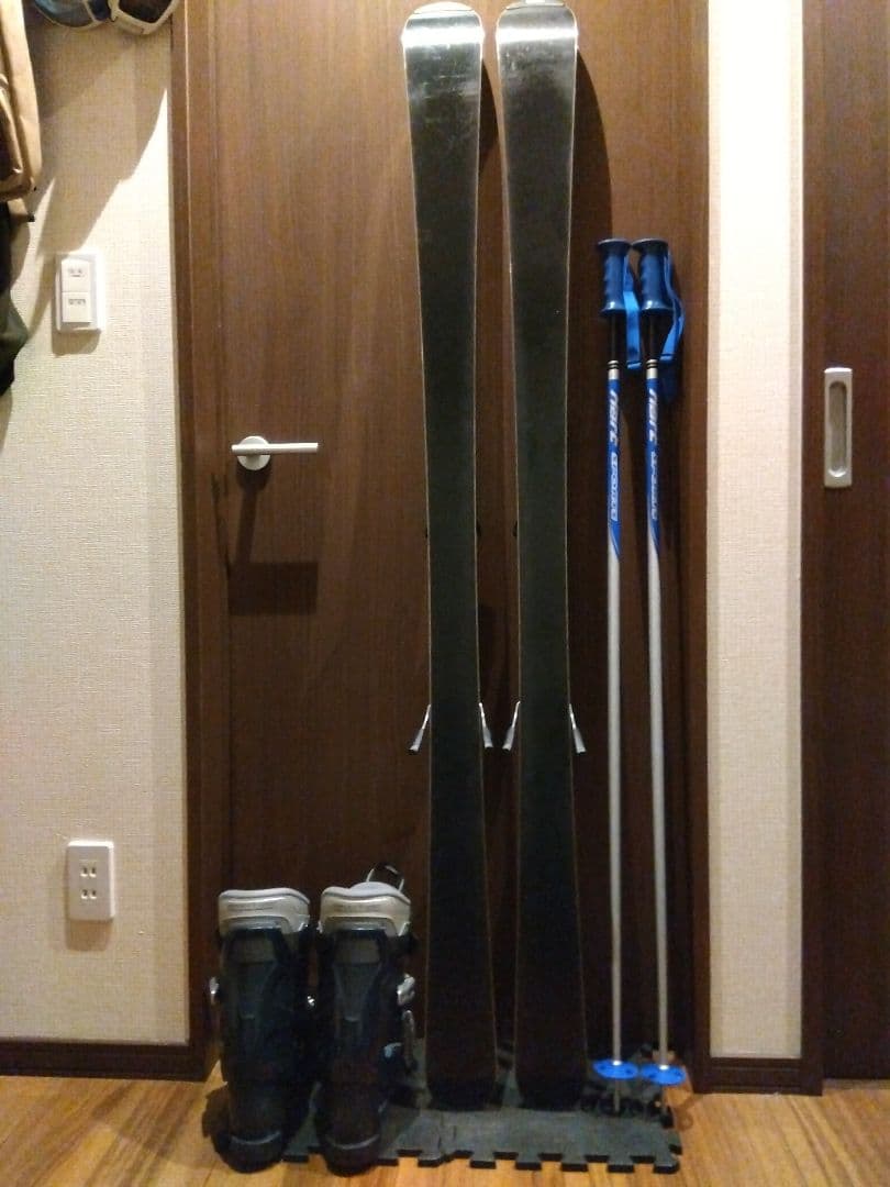 程度良好❗️COMP 学生・男女兼用/スキーセット・メンテ・WAX済み✔