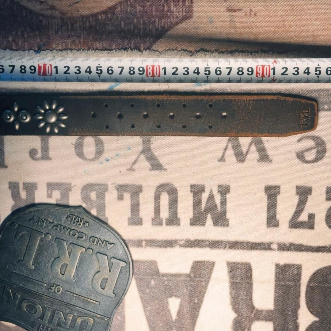 RRL の廃番レザーベルトです。