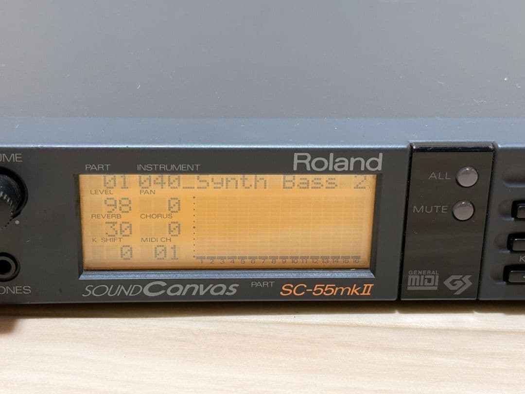 Roland SC-55mkII MIDI音源モジュール ローランド