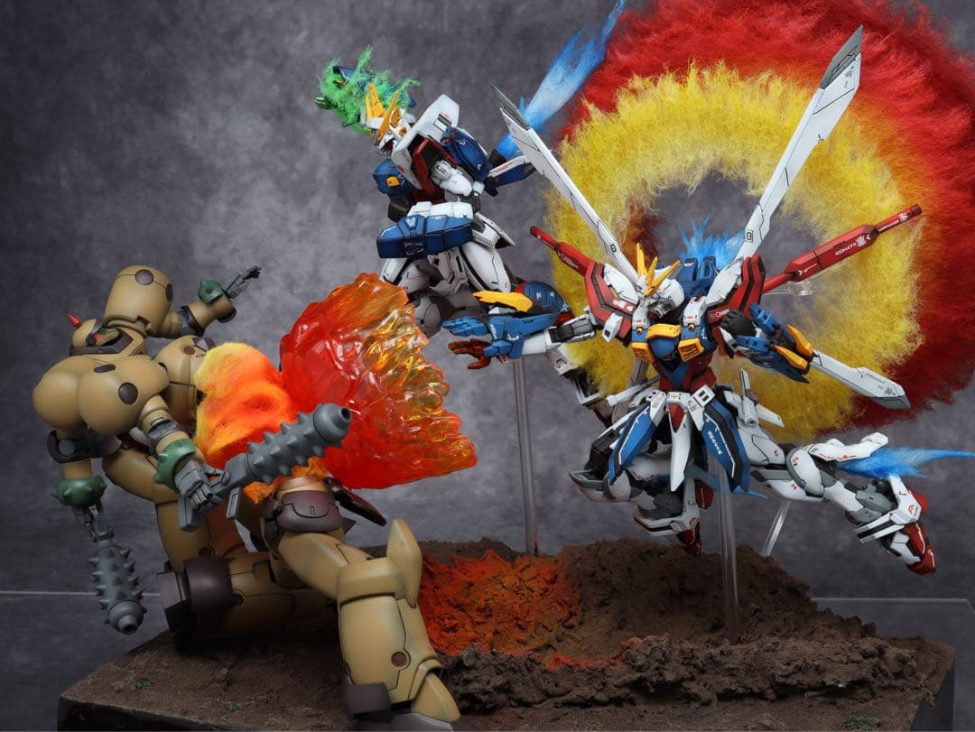 RG ゴッドガンダム シャイニングガンダム　ガンプラ塗装済み完成品