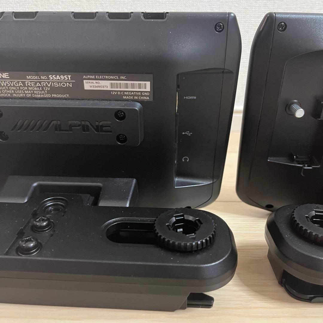 ✨【良品】ALPINE ヘッドレストモニター SSA9ST（2台セット）✨