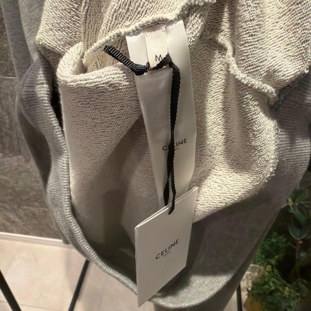 CELINE BLASON フロック ルーズスウェットシャツ/コットンフリースM