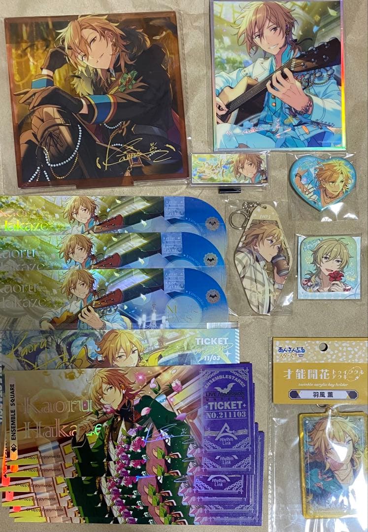 あんスタ 羽風薫 まとめ 缶バッジ アクスタ アクキー コロッタ ホロチケ