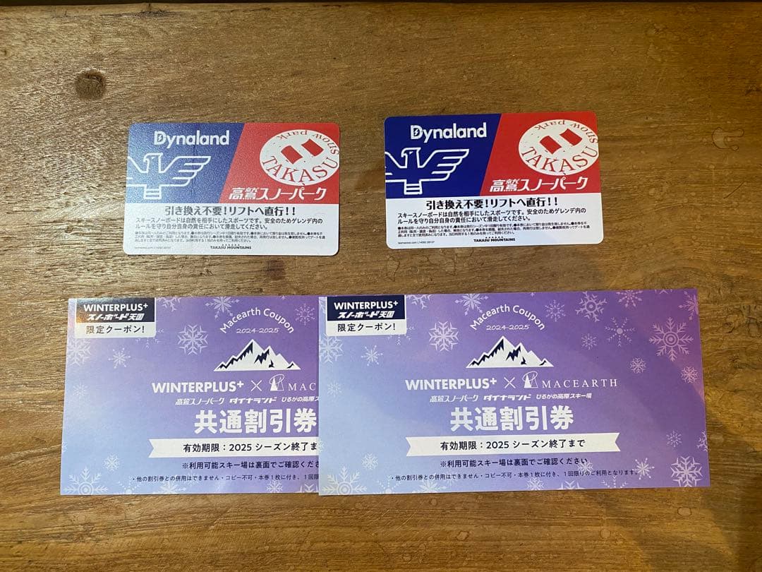 Dynaland 高鷲スノーパーク 共通リフト券2024/2025