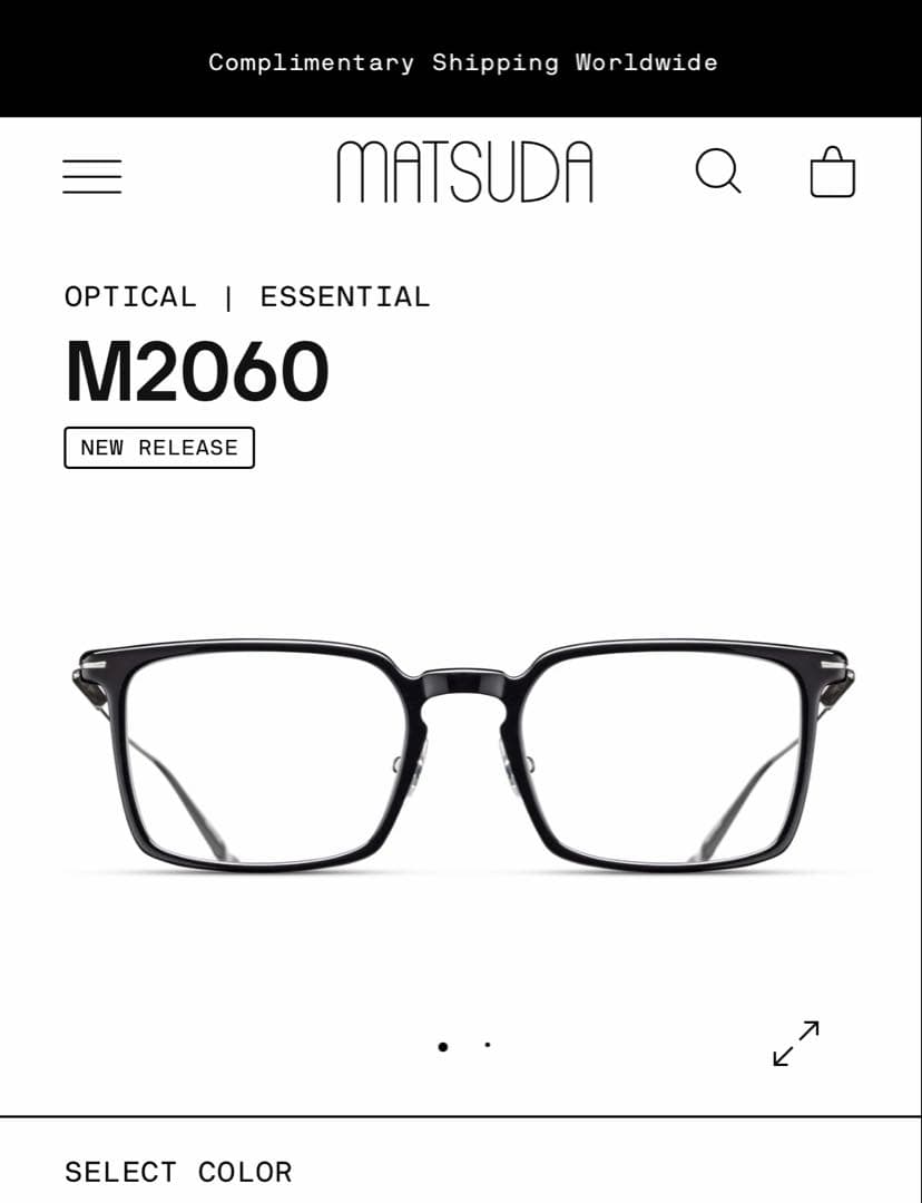 MATSUDA M2060 マツダ メガネ アイウェア 完売