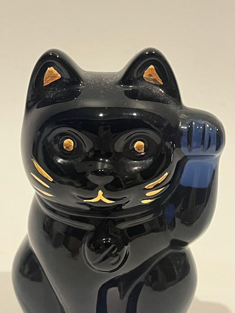 Baccarat　バカラ　青い招き猫