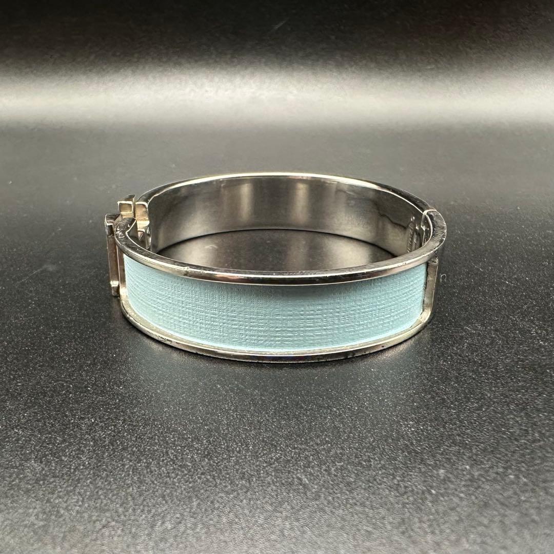 人気✨　エルメス　バングル　ブレスレット　Hクリック　 シルバー　886