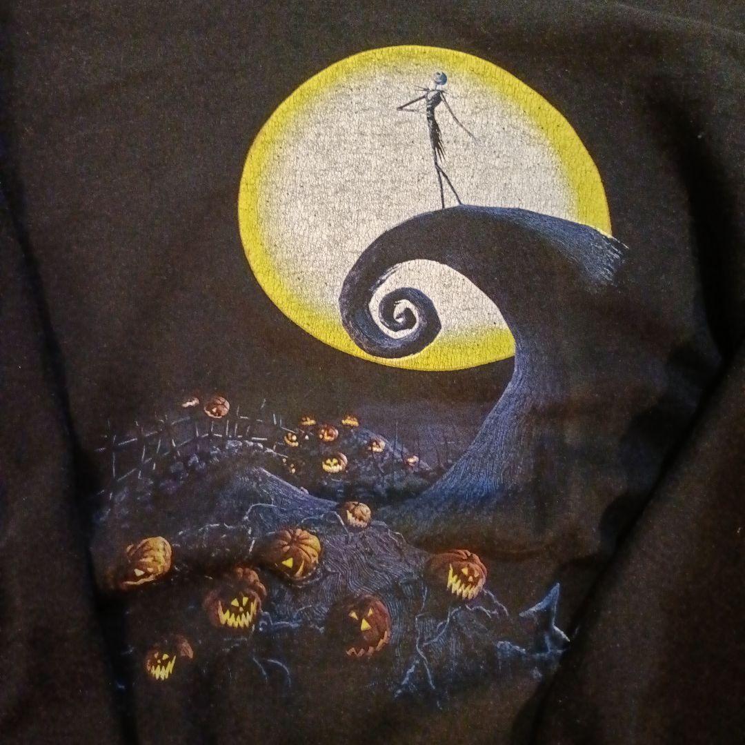 y*様 【希少】ディズニー ナイトメア スウェット 黒 ジャック 満月 古着