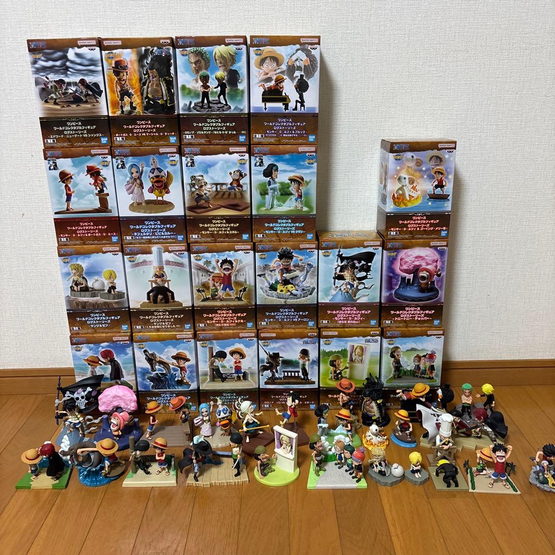 ワンピース ワールドコレクタブルフィギュア ログストーリーズ　21個セット