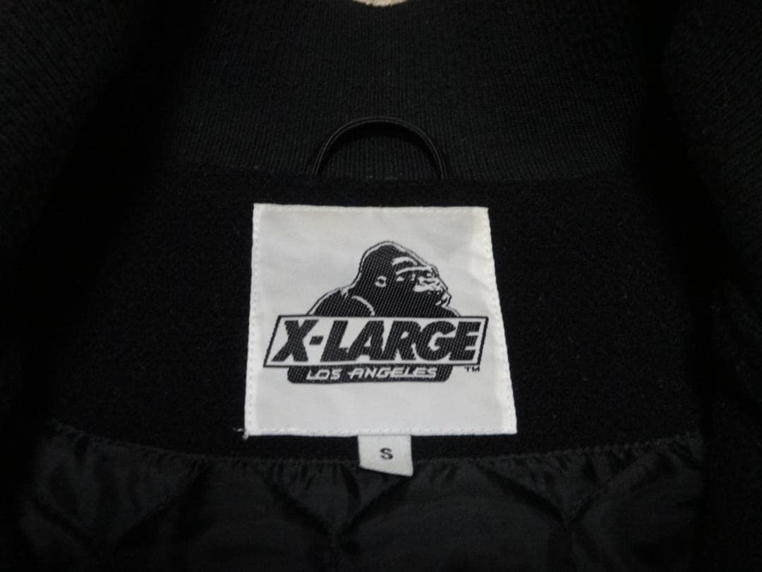 名作　エクストララージ　シカゴ・カブス　パロディー　スタジャン　黒　レザー　牛革