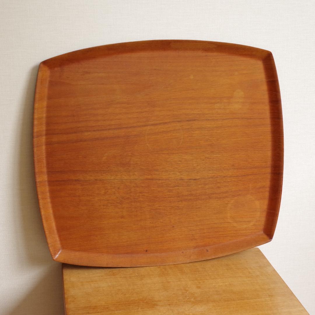 スウェーデン製 チーク Teak 木製 トレイ プレート トレー お盆 北欧