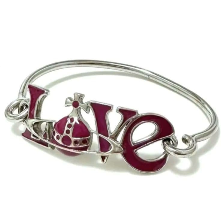 希少✨ ヴィヴィアン ウエストウッド ブレスレット バングル オーブ LOVE