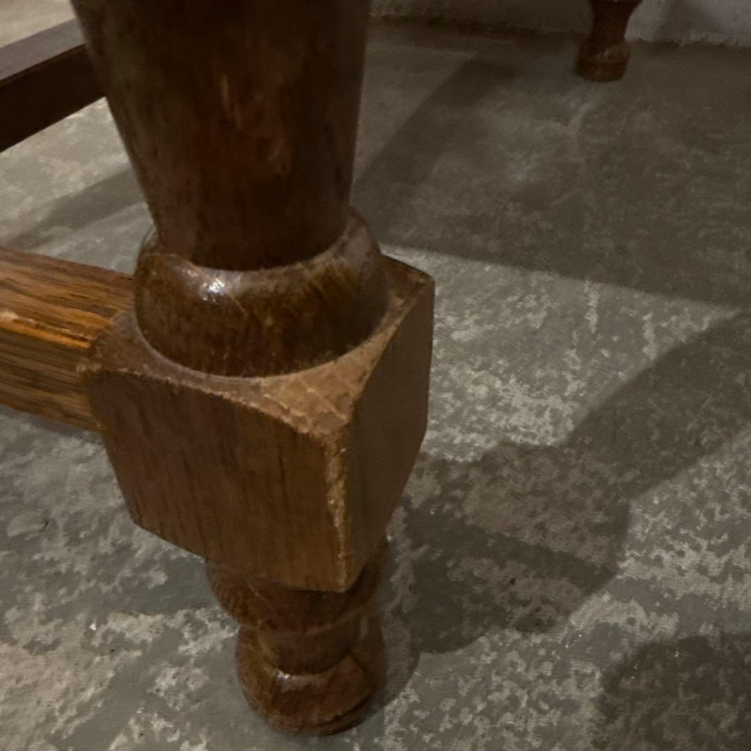 ヴィンテージ　木製サイドテーブル　引き出し付き　1