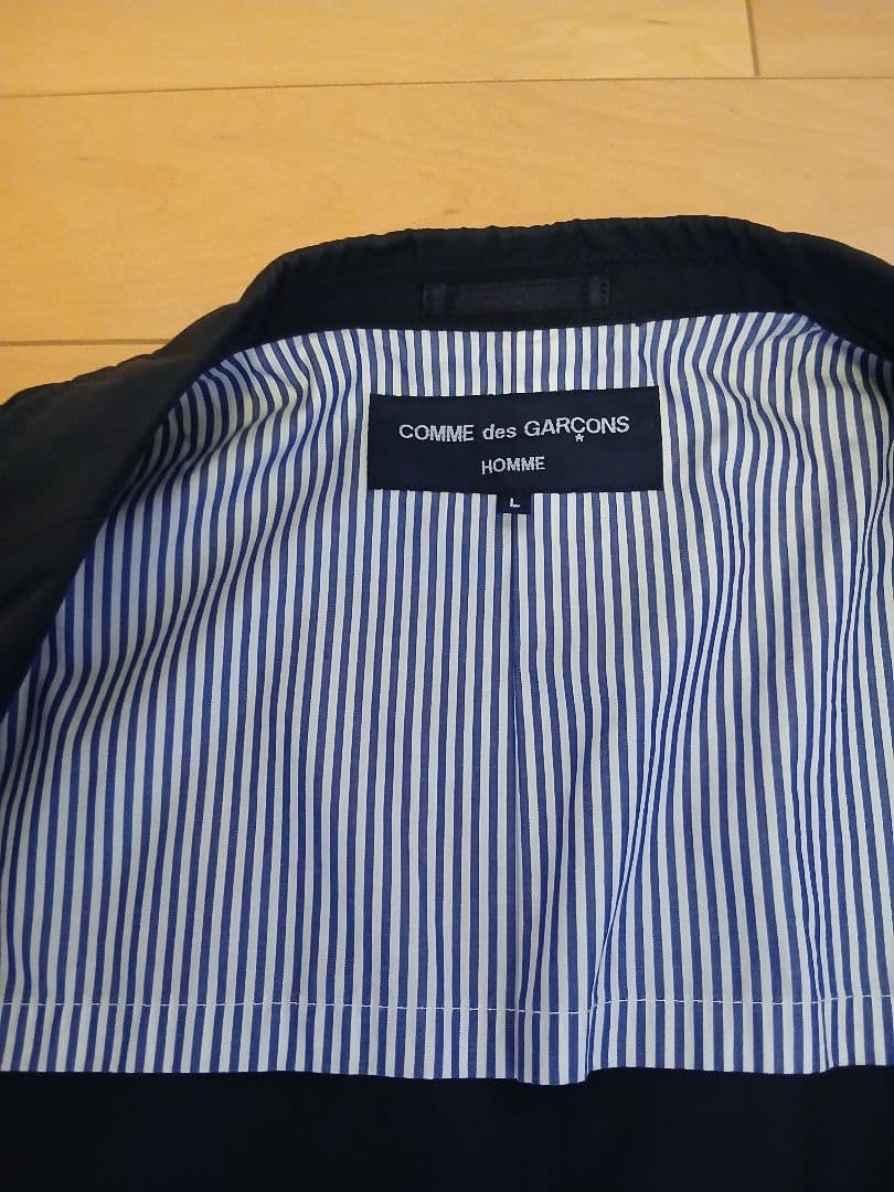 COMME des GARCONS ネイビージャケット 2ボタン Lサイズ