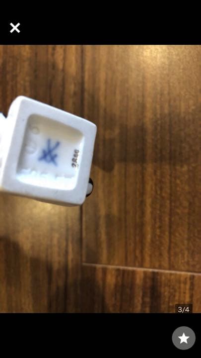 箱なし　マイセン　置物　ノコギリ　チェロ　ピエロ