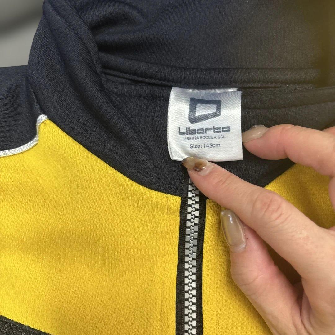 Liberta ジャージセット イエロー/ネイビー 145cm