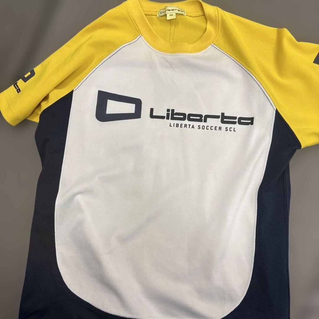 Liberta ジャージセット イエロー/ネイビー 145cm