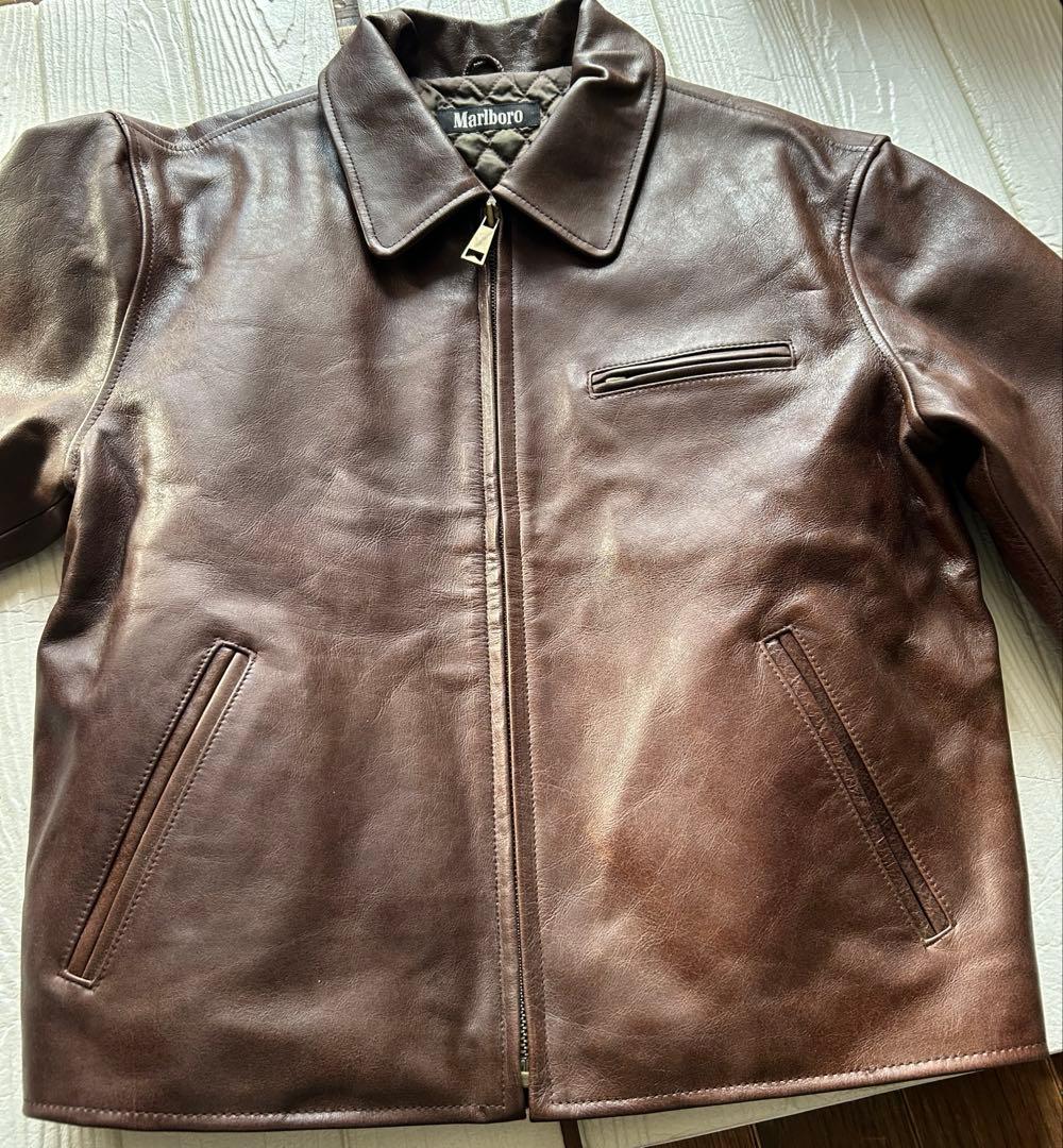 Marlboro マルボロ ホースハイド レザージャケット・ブルゾン 馬革