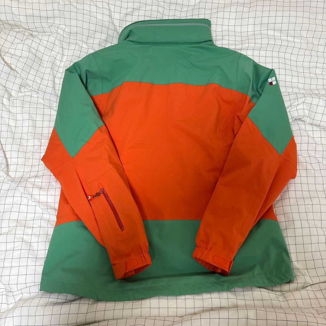 montbell シャルモパーカ Women's XL オレンジ グリーン