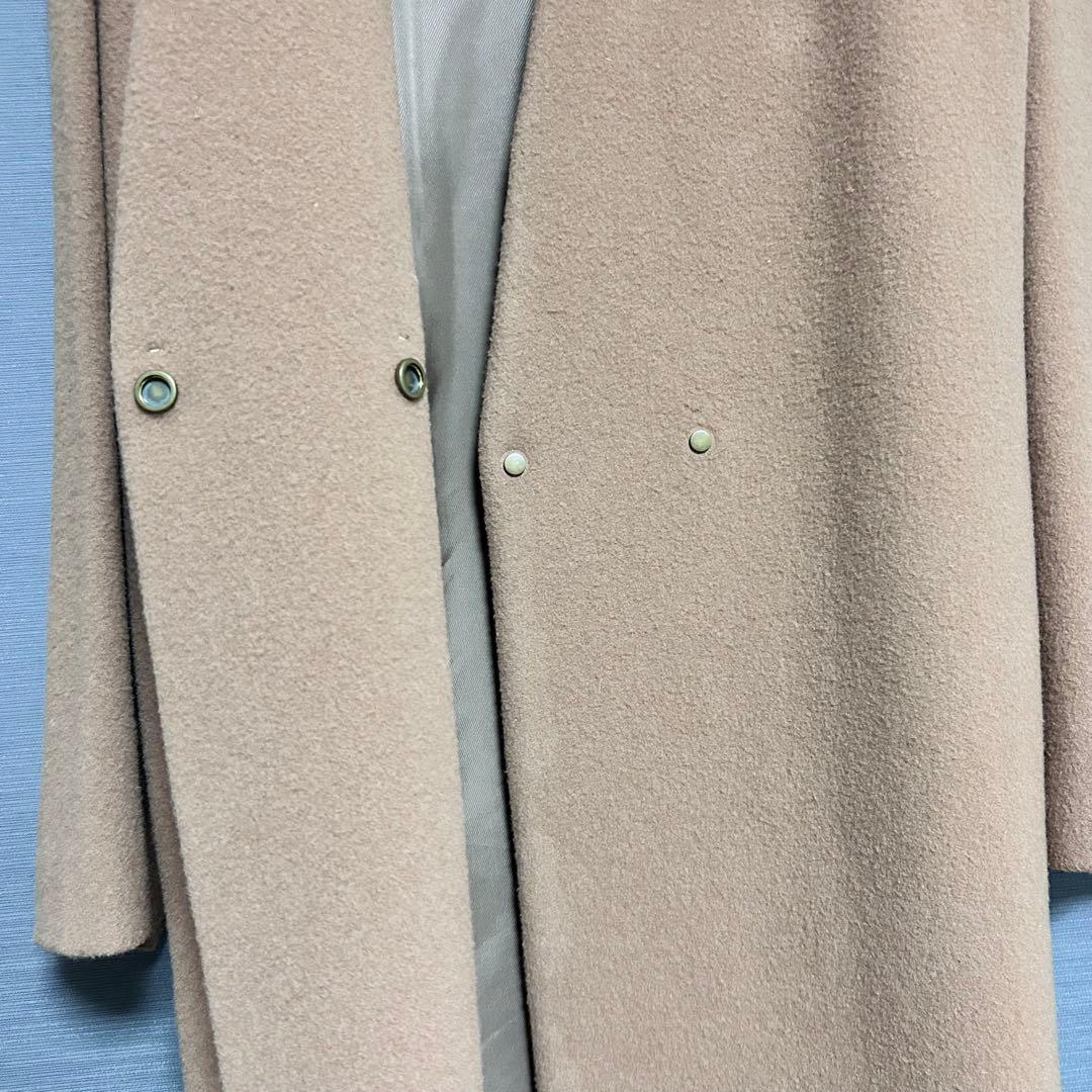 ジャーナルスタンダード　レサージュ　ノーカラーロングコート