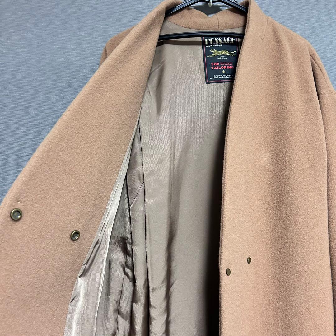 ジャーナルスタンダード　レサージュ　ノーカラーロングコート