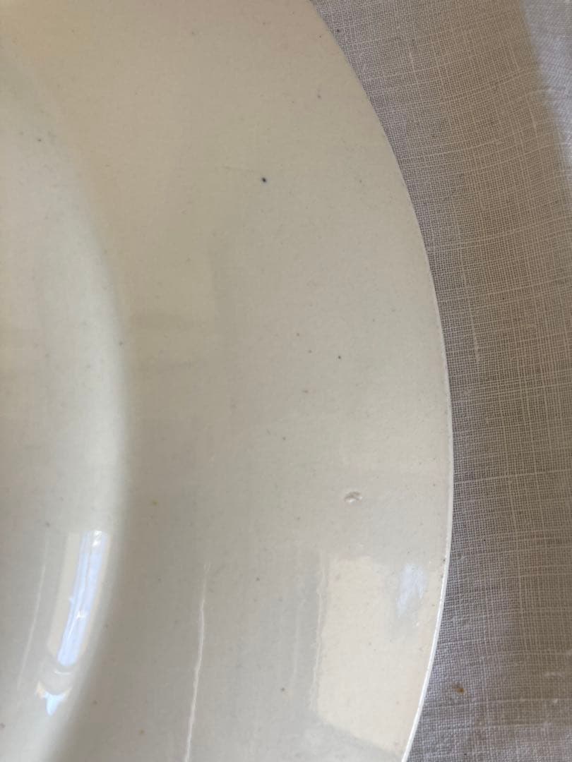 フランスアンティーク　お皿　プレート　ロンウィ　小鳥柄