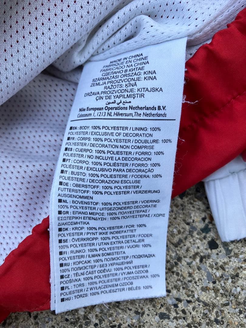 【美品】Nike×アーセナル/トラックジャケット/ジャージ/ナイキ M