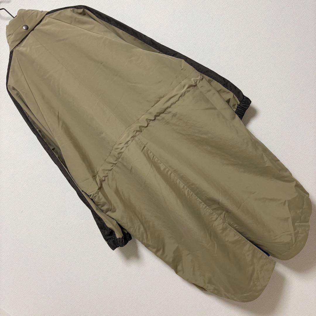 23ss 新品未■casane■ナイロン レイヤードコート ビッグシルエット F