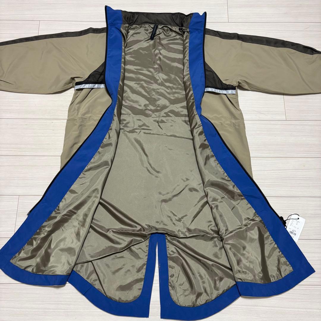 23ss 新品未■casane■ナイロン レイヤードコート ビッグシルエット F