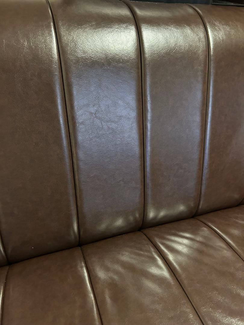 N-Shield ダークブラウン 2人掛けソファ