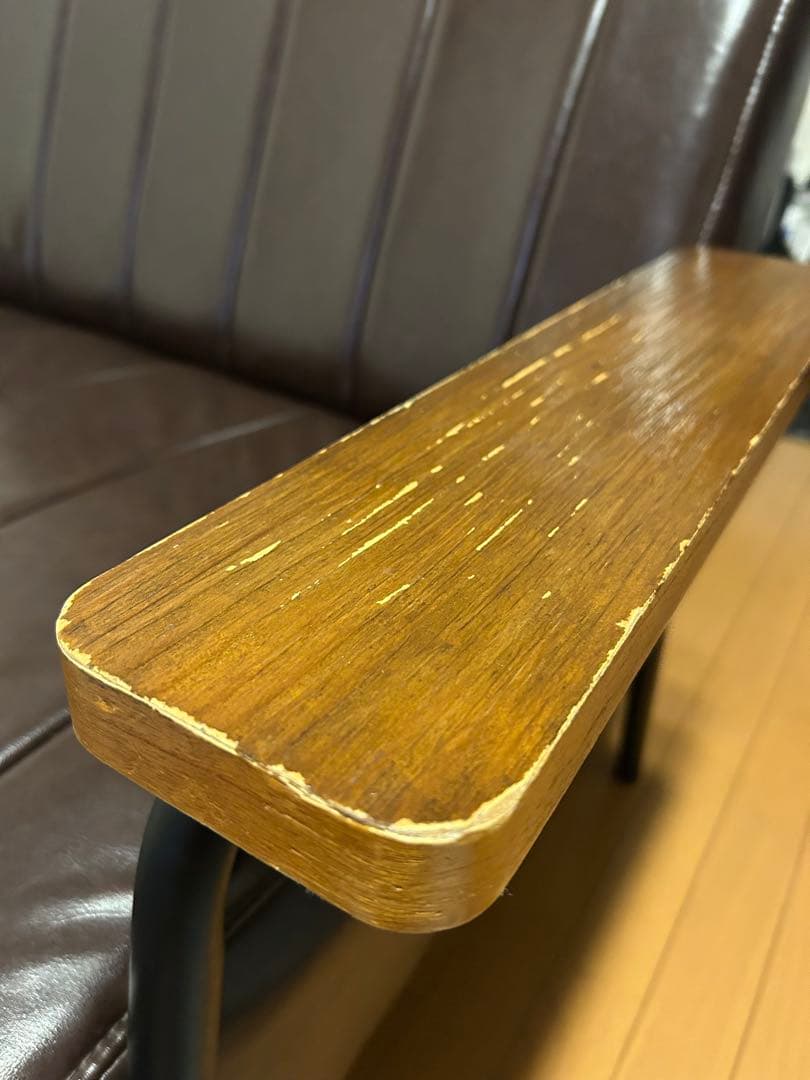 N-Shield ダークブラウン 2人掛けソファ