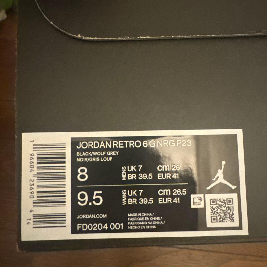お値下げ　NIKE AIR JORDAN 6 LOW GOLF NRG P23